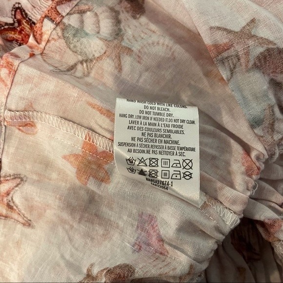 NWT Anthropologie Eva Franco Starfish Short Set Size L - Picture 16 of 16